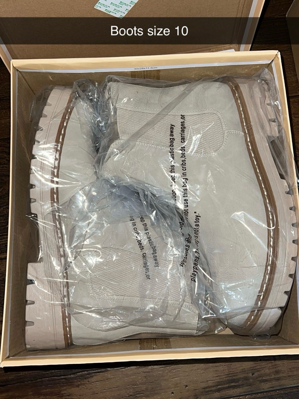 Soda Cream Platform Ankle Boots